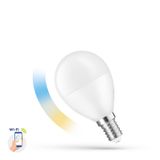 LED P45 5W E-14 230V CCT+DIM Wi-Fi Spectrum SMART