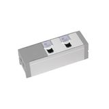 Tafelcontactdoos- met 2 RJ45 Cat. 6