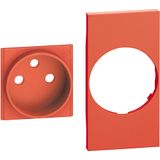 L.NOW - FR/BEL SOCKET COVER 2M RED