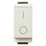 2P 10AX 1-way switch white