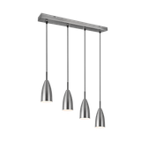 Farin pendant 4-pc E14 brushed steel