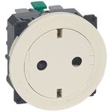 SOCKET 2P+E SCHUKO IVORY SURFACE