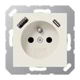 Socket fren/belg with USB type AC A1520F-15CA