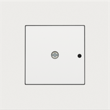 Finishing set for a 1-channel flush-mounting RF receiver with single-p