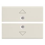 Two half-buttons 2M arrow symbol white