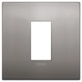 Classic plate 1M metal black nickel