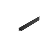 GRAZIA 20 LED Surface profile, standard, smooth, 3m, black