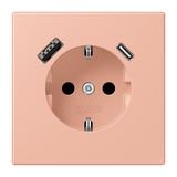 SCHUKO socket with USB charger LC32102 LC1520-15CA231