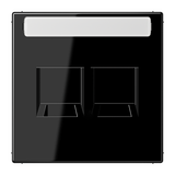 Centre plate for MJ f. 2 sockets LS1969-2NAWESW