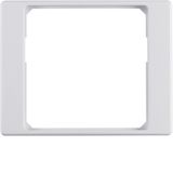 Adapter ring for centre plate 50 x 50 mm Arsys polar white, glossy