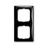 2512-95-507 Cover Frame 2gang(s) château-black - Basic55