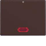 Rocker imprint "0", redlens , arsys, brown glossy