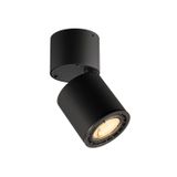 SUPROS 78, ceiling light, LED, 3000K, round, black, 60ø lens