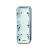 1703-214 Mounting Box 3 gang alpine white - Reflex SI