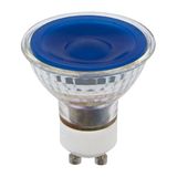 LED GU10 MR16 Glass 50x54 230V 5W 38° AC Blue Non-Dim