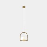 Pendant Coco Single E14 7W Painted gold