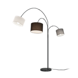 Clark floor lamp 3-pc E27 multicolor