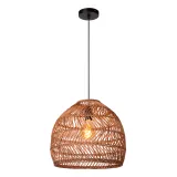 Lucide MOLOKO - Pendant light - Ø 40 cm - 1xE27 - Ocher Yellow