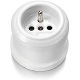 Ground Socket 16A/250V PORCELAIN Fontini 30-202-17-2