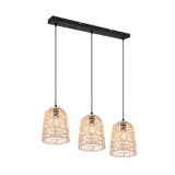 Lovis pendant 3-pc E27 rattan