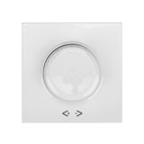 Dimmer cover, white