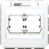 Center plate f. modular jack ACS CD569-21ACSWW