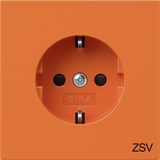 SCHUKO SH impr.ZSV Gira F100 orange