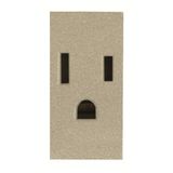 N2128 CV Socket outlet NEMA 5-15R NEMA Champagne - Zenit