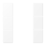 Cover kit 3-gang, complete LS503TSAWWM