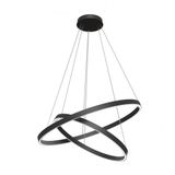 Modern Rim Pendant Lamp Black