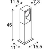 ESKINA 45 FRAME 15W 3000/4000K 230V LED IP65 anthracite