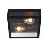 DUKAN Outside Ceiling light 2xE27/15W Black