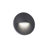 Wall Light Dark Grey Round Vita