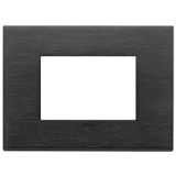 Plate 3M metal brushed black