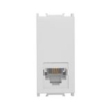 Telephone socket RJ11 1M, white