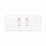 Centre plate 2-gang A2172KOANMPL