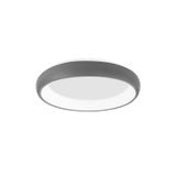 Triac Dimmable Sandy Gray Aluminium   & Acrylic  LED 32 Watt 230 Volt  1952Lm 3000K IP20  D: 41 H: 8.5 cm