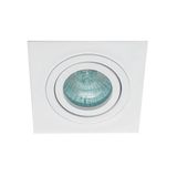 Recessed Spot White Square Adj 92X92 Richard