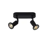 JASTER LED Spot 2xGU10/5W incl 350LM Black