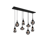 Lumina pendant 8-pc E14 matt black