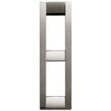 Classica plate 2Mpan metal blackchrome