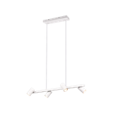 Marley pendant 80 cm 4-pc GU10 matt white