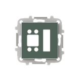 8540.5 CM Digital RTC cover plate for Thermostat Turn button Green - Sky Niessen