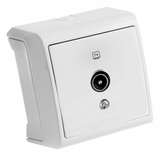 Vera White TV Socket Transitive (8-12-dB)