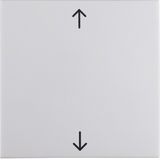 Rocker imprinted arrows symbol, S.1/B.3/B.7, p. white glossy