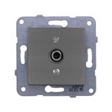 Karre Plus Black Sat Socket F Connector Terminated