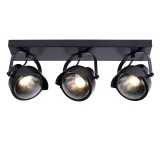 CICLETA Ceiling spotlight 3x Gu10/35W Black