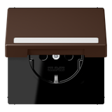 SCHUKO socket, with hinged lid, with ins LC1520BFNAKL239