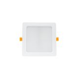 DURE 3 DOWNLIGHT 18W WW 230V 110DEG IP54 IK06 168X168X34 WHITE SQUARE INTEGRATED DRIVER