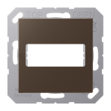 Centre plate for subminiature D-socket A594-1915MO